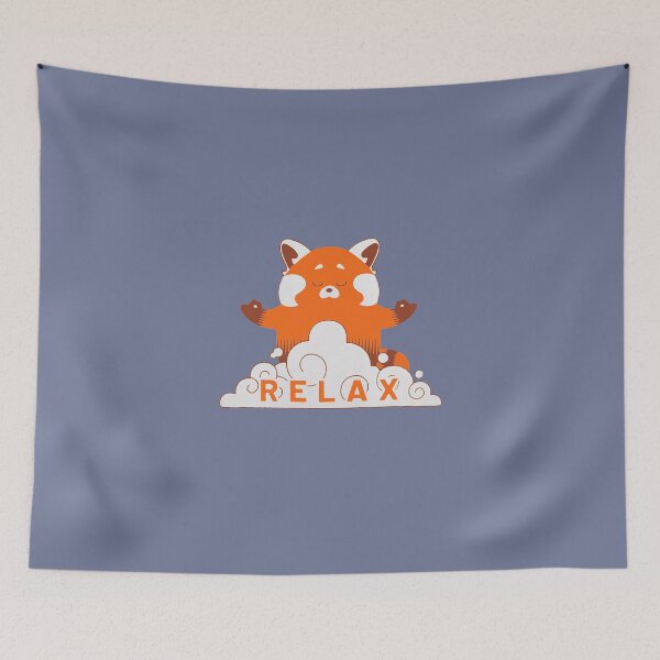 Item preview, Cute Red Fox Relax  designed and sold by shapeofsun.