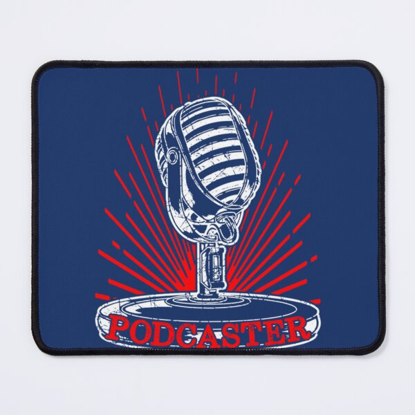 Item preview, Podcaster Podcast Art Podcasting Microphone designed and sold by HeyRustyyStore.