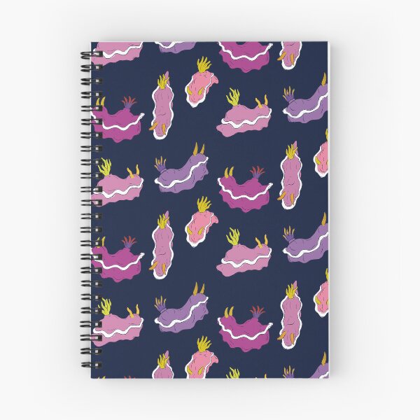 Item preview, Pink and Purple Sea Slugs Linocut designed and sold by yodelbat.