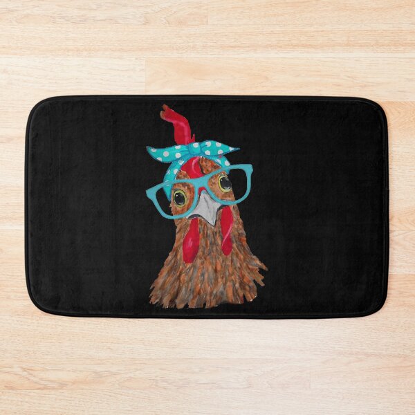 Item preview, Chicken With Bandana Headband And Glasses Cute designed and sold by davetmccall.