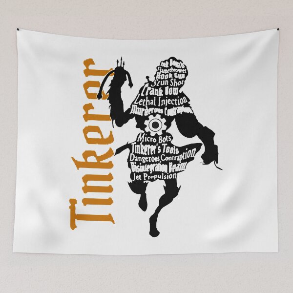 Item preview, Tinkerer Class Silhouette Character Art designed and sold by JulianMelo6500.