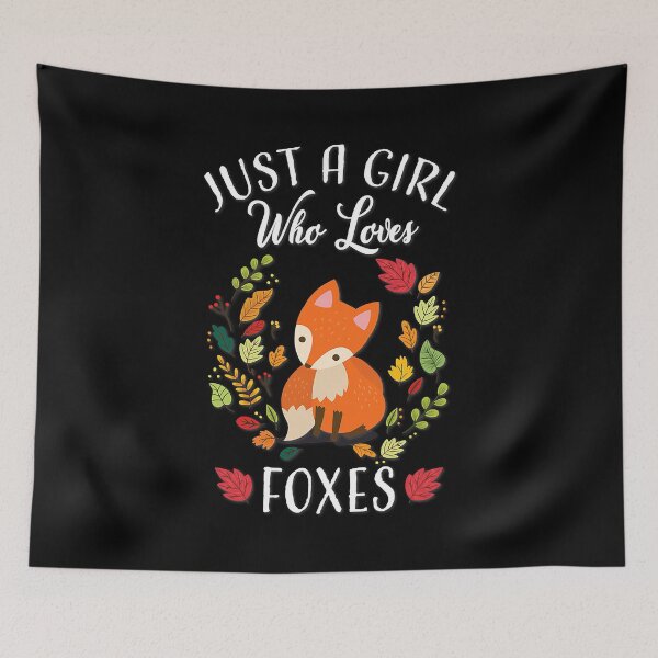 Item preview, Just A Girl Who Loves Foxes Cute Fox Lover Fox Appare Gift designed and sold by PerkinsAarav.