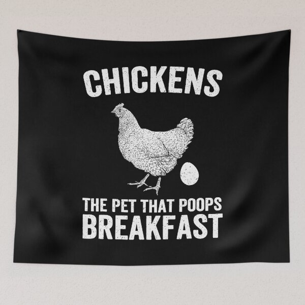 Item preview, Chickens The Pet That Poops Breakfast Funny Chicken Farmer designed and sold by davetmccall.