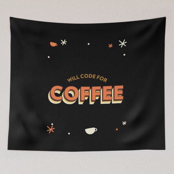 Item preview, Will Code for Coffee - Web Development Coffee Design designed and sold by Shirtlify.