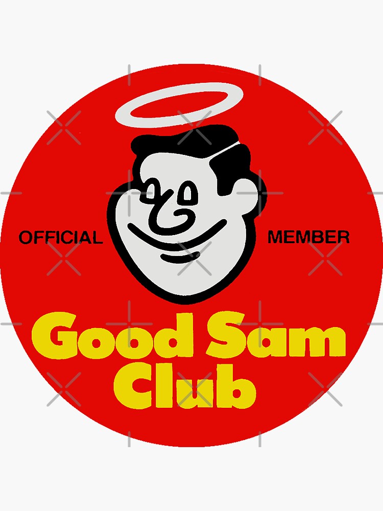 Thumbnail 3 of 3, Sticker, Good Sam Club Official Member Badge designed and sold by hilda74.