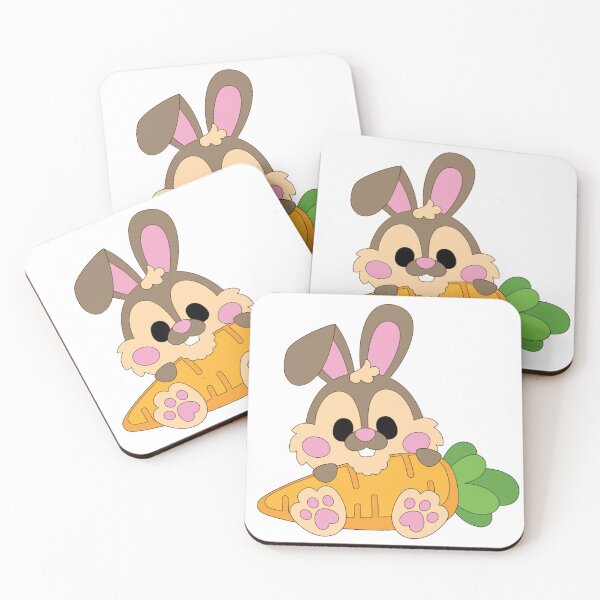 Item preview, Cute Bunny with carrot designed and sold by Greenchib.