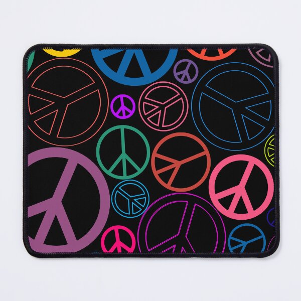 Item preview, Peace Sign Doodle Pattern designed and sold by LusDigiArt.