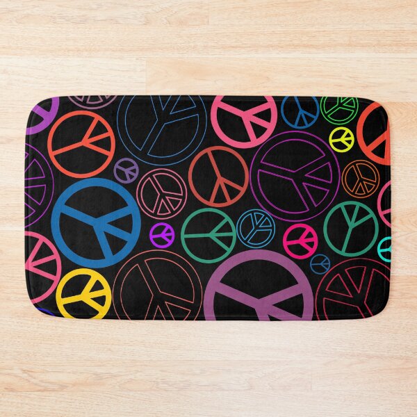 Item preview, Peace Sign Doodle Pattern designed and sold by LusDigiArt.