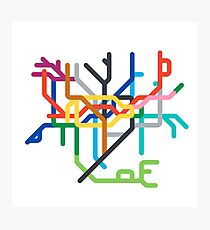 Mini Metro - London, United Kingdom Photographic Print