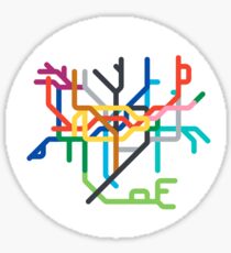 Pegatina Mini Metro - Londres, Reino Unido