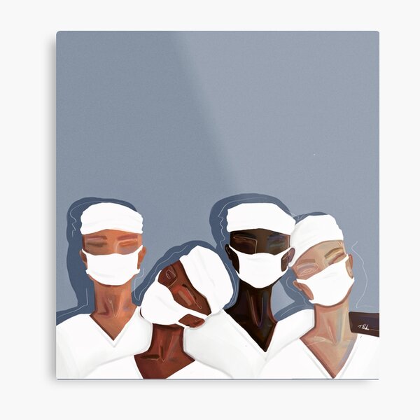 Aperçu de l'œuvre Médecins et infirmières créée et vendue par Terouz.