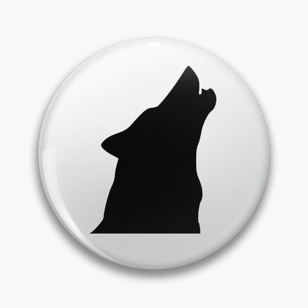 Item preview, wolf howling shadow Wölfin pattern pack designed and sold by stickers-packs.