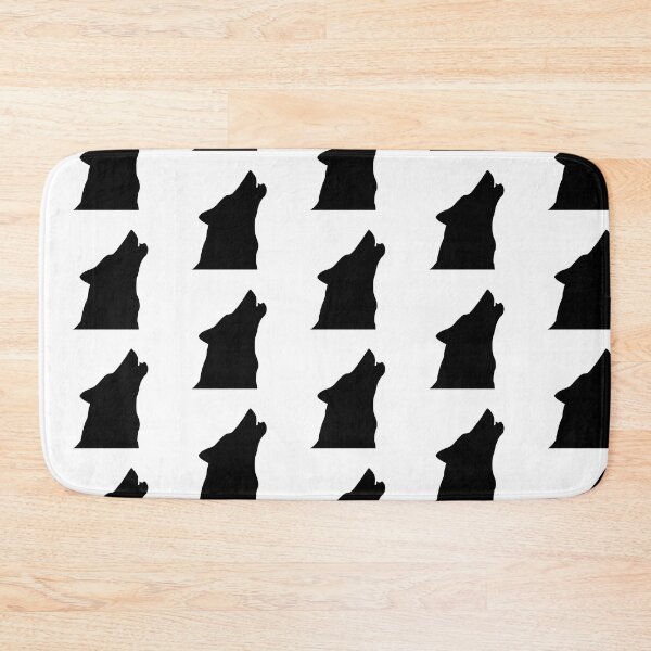 Item preview, wolf howling shadow Wölfin pattern pack designed and sold by stickers-packs.