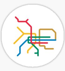 Mini Metro - Taipei, Taiwan Sticker