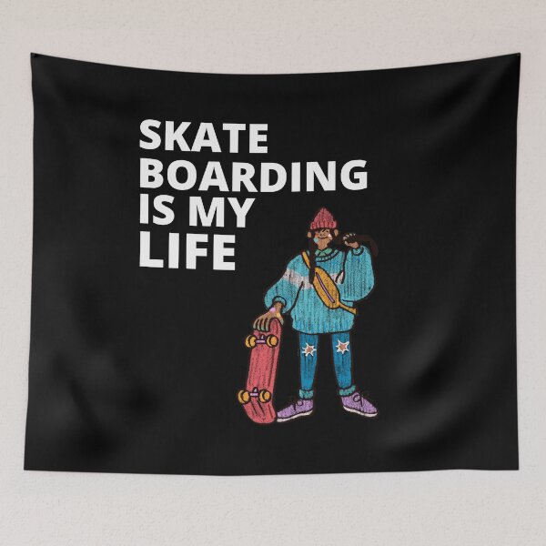 Item preview, Skate Boarding Is My Life designed and sold by Thetruemo.