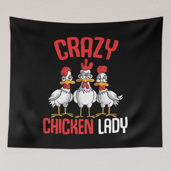Item preview, Crazy Chicken Lady designed and sold by davetmccall.