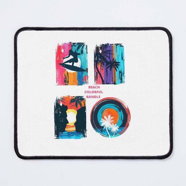 Item preview, BEACH SUN SET COLORFUL COLLECTION designed and sold by GamaArtDesign.