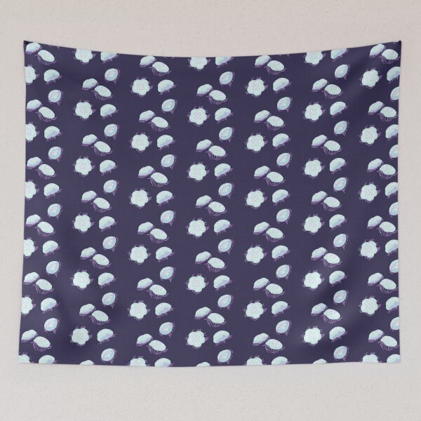 Item preview, blue cute jelly fish pattern pack designed and sold by stickers-packs.