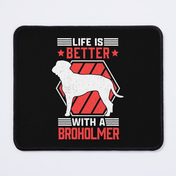 Item preview, Living with Broholmer Old Danish Dog designed and sold by madgrfx.