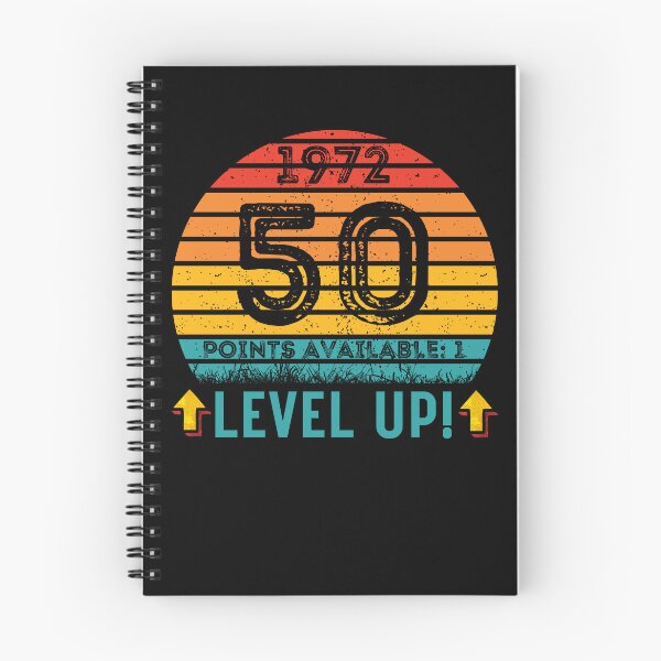 Item preview, 50 Year Old Birthday Gift Level UP 1972 designed and sold by UniqueBPresent.