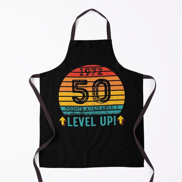 Item preview, 50 Year Old Birthday Gift Level UP 1972 designed and sold by UniqueBPresent.
