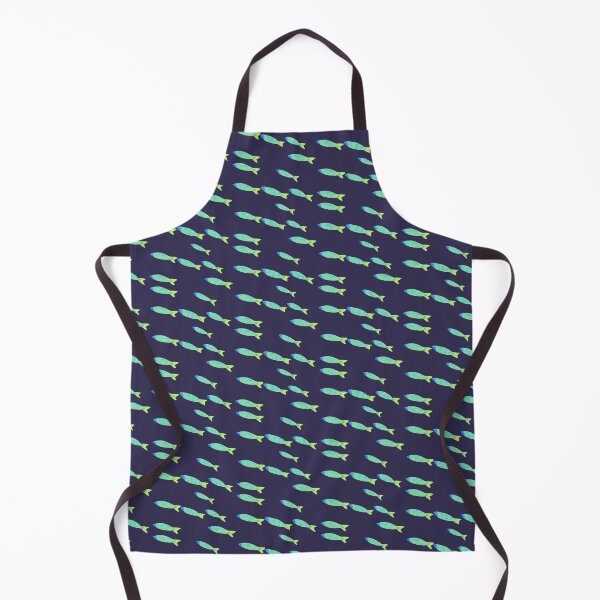 Item preview, tiny green and blue fishes pattern pack designed and sold by stickers-packs.