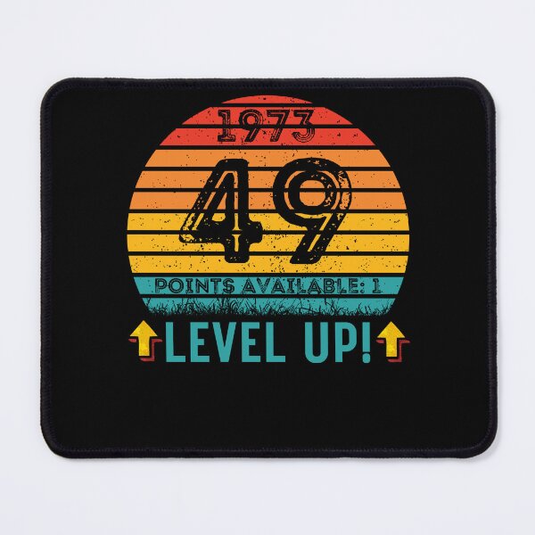 Item preview, 49 Year Old Birthday Gift Level UP 1973 designed and sold by UniqueBPresent.