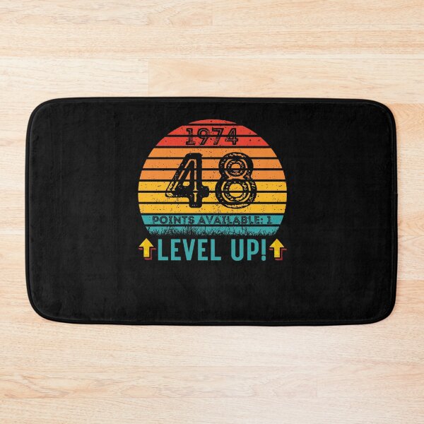 Item preview, 48 Year Old Birthday Gift Level UP 1974 designed and sold by UniqueBPresent.