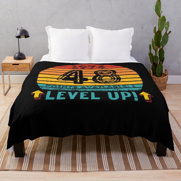 Item preview, 48 Year Old Birthday Gift Level UP 1974 designed and sold by UniqueBPresent.