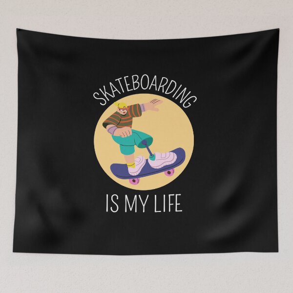 Item preview, Skate Boarding Is My Life designed and sold by Thetruemo.