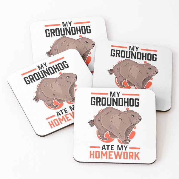 Item preview, Groundhog homework eaten ground squirrel designed and sold by madgrfx.