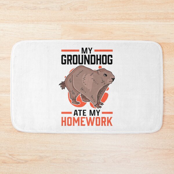 Item preview, Groundhog homework eaten ground squirrel designed and sold by madgrfx.