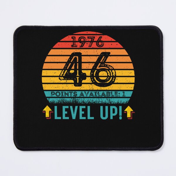 Item preview, 46 Year Old Birthday Gift Level UP 1976 designed and sold by UniqueBPresent.