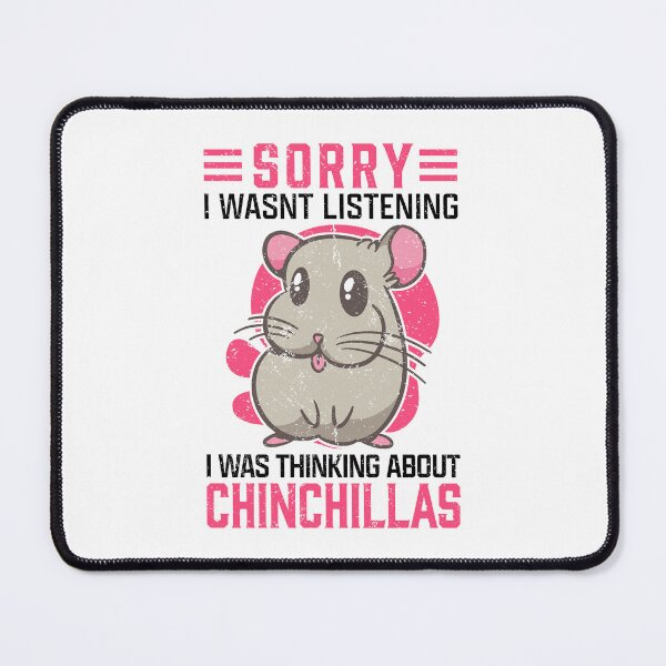 Item preview, Thought of chinchilla rodent dust mouse designed and sold by madgrfx.