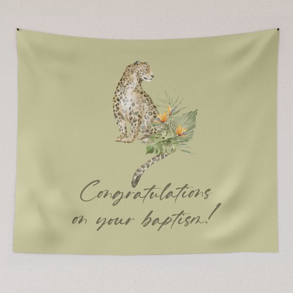 Item preview, CONGRATULATIONS ON YOUR BAPTISM spiral notebook designed and sold by crafts-gift.