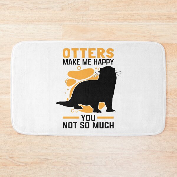 Item preview, Otters make me happy otters sea otters designed and sold by madgrfx.
