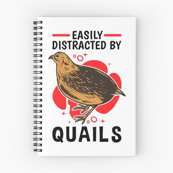 Item preview, Distracted by quail fowl bird quail breeder designed and sold by madgrfx.