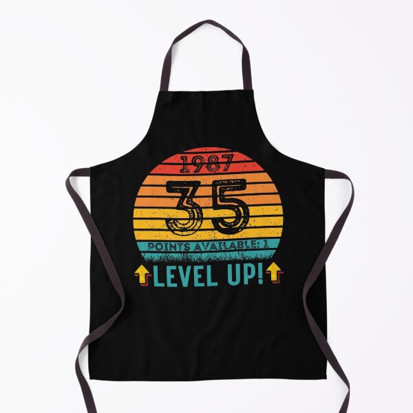 Item preview, 35 Year Old Birthday Gift Level UP 1987 designed and sold by UniqueBPresent.