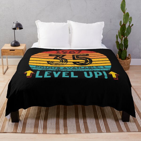 Item preview, 35 Year Old Birthday Gift Level UP 1987 designed and sold by UniqueBPresent.