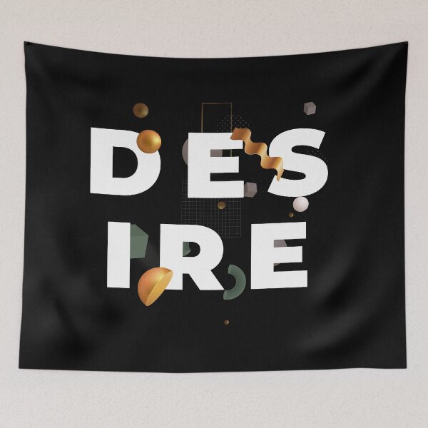 Aperçu de l'œuvre Conception de mot de désir créée et vendue par Madan Designer.