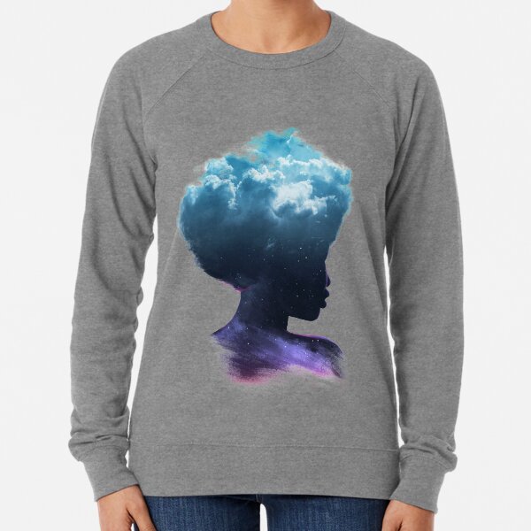 HEAD ON THE CLOUDS Lightweight Sweatshirt