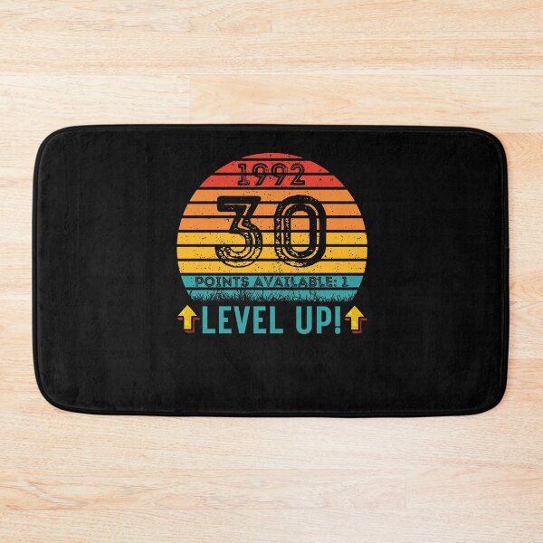 Item preview, 30 Year Old Birthday Gift Level UP 1992 designed and sold by UniqueBPresent.