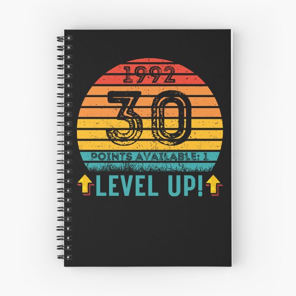 Item preview, 30 Year Old Birthday Gift Level UP 1992 designed and sold by UniqueBPresent.
