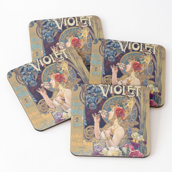 Item preview, Art nouveau style vintage poster. designed and sold by likiska.