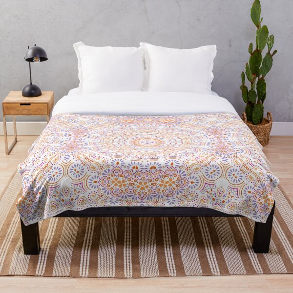 Item preview, Floral mandala seamless pattern designed and sold by TheCosmoWest.