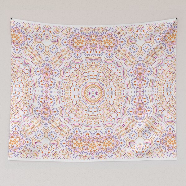 Item preview, Floral mandala seamless pattern designed and sold by TheCosmoWest.