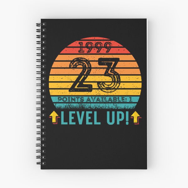 Item preview, 23 Year Old Birthday Gift Level UP 1999 designed and sold by UniqueBPresent.