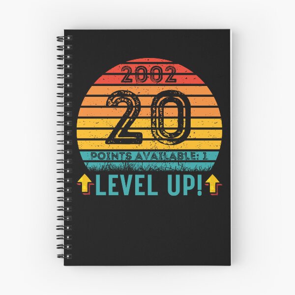 Item preview, 20 Year Old Birthday Gift Level UP 2002 designed and sold by UniqueBPresent.