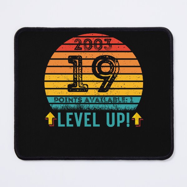 Item preview, 19 Year Old Birthday Gift Level UP 2003 designed and sold by UniqueBPresent.
