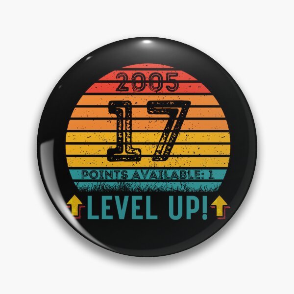 Item preview, 17 Year Old Birthday Gift Level UP 2005 designed and sold by UniqueBPresent.